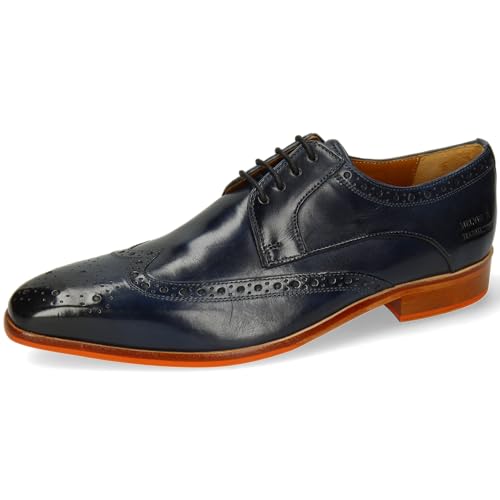 Melvin & Hamilton Derby Schuhe Herren Lewis 3 Blau 41 von Melvin & Hamilton