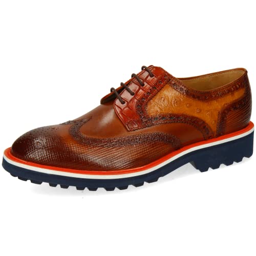 Melvin & Hamilton Derby Schuhe Herren Matthew 33 Braun 43 von Melvin & Hamilton