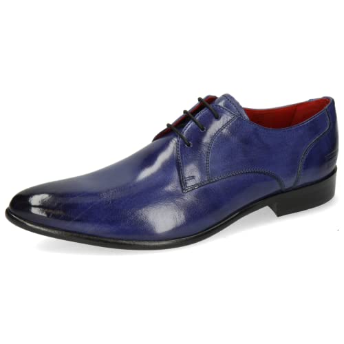 Melvin & Hamilton Derby Schuhe Herren Toni 1 Blau 39 von Melvin & Hamilton