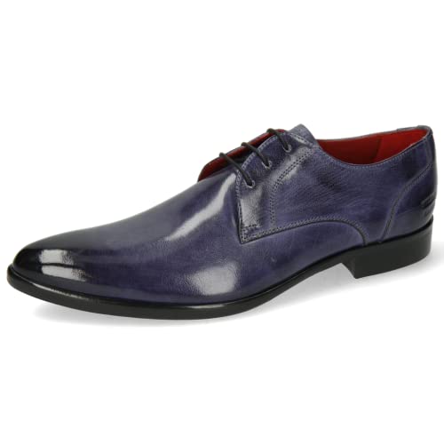 Melvin & Hamilton Derby Schuhe Herren Toni 1 Blau 43 von Melvin & Hamilton