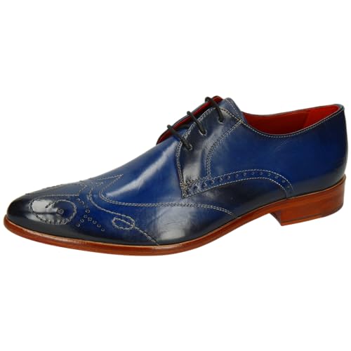 Melvin & Hamilton Derby Schuhe Herren Toni 52 Blau 39 von Melvin & Hamilton