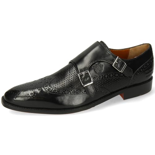 Melvin & Hamilton Herren Martin 2 Monk-Strap Loafer, Schwarz, 41 EU von Melvin & Hamilton