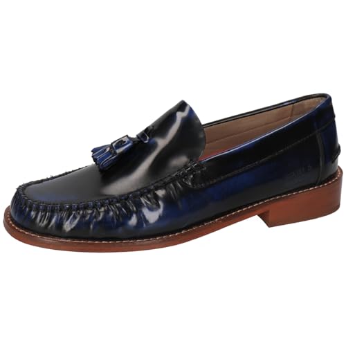 Melvin & Hamilton Loafers Herren Edward 3 Blau 47 von Melvin & Hamilton