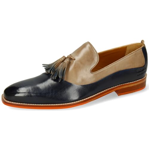 Melvin & Hamilton Loafers Herren Leonardo 24 Blau 40 von Melvin & Hamilton