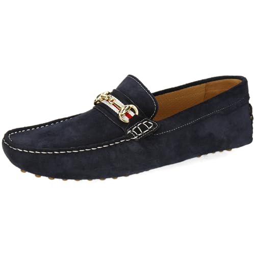 Melvin & Hamilton Loafers Herren Nelson 16 Blau 40 von Melvin & Hamilton