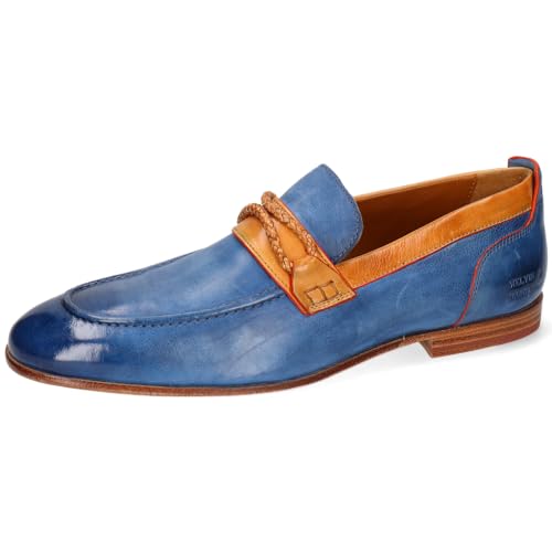 Melvin & Hamilton Loafers Herren Santo 1 Blau 40 von Melvin & Hamilton