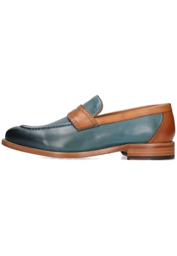 Melvin & Hamilton Loafers Herren Ted 1 Blau 41 von Melvin & Hamilton