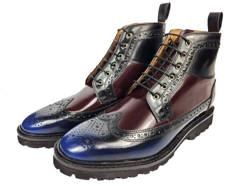 Melvin & Hamilton M&H-Matthew9 Multi-Colour Schnürboots Vegetabil gegerbtes Leder von Melvin & Hamilton