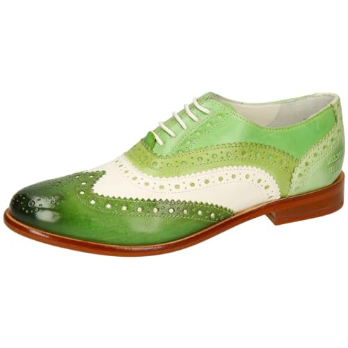 Melvin & Hamilton Oxford Schuhe Damen Selina 90 Grün 38 von Melvin & Hamilton