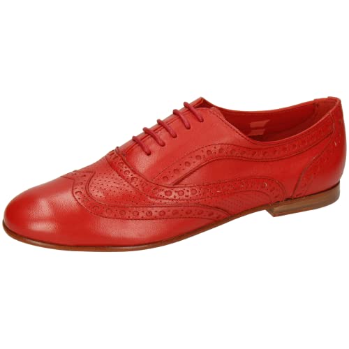 Melvin & Hamilton Oxford Schuhe Damen Sonia 1 Rot 40 von Melvin & Hamilton