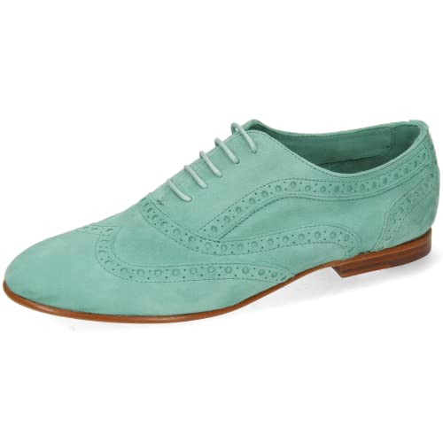 Melvin & Hamilton Oxford Schuhe Damen Sonia 1 Türkis 37 von Melvin & Hamilton