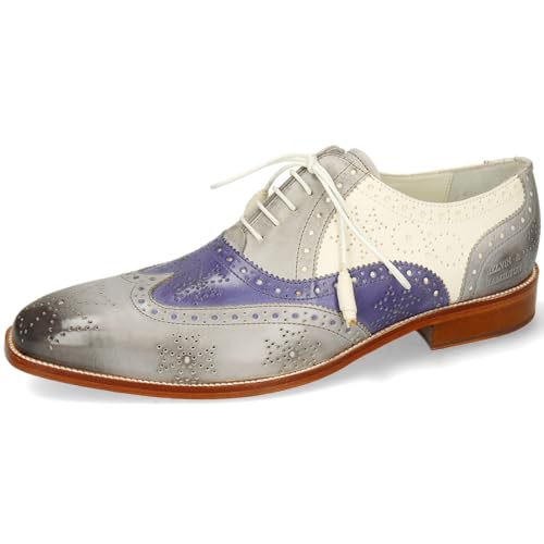 Melvin & Hamilton Oxford Schuhe Herren Jeff 28 Blau 42 von Melvin & Hamilton