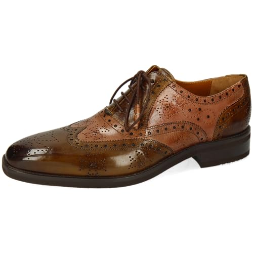 Melvin & Hamilton Oxford Schuhe Herren Jeff 28 Braun 44 von Melvin & Hamilton