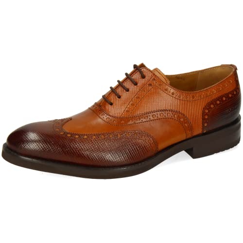 Melvin & Hamilton Oxford Schuhe Herren Kane 36 Braun 45 von Melvin & Hamilton