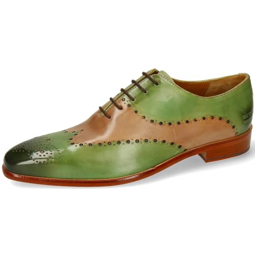 Melvin & Hamilton Oxford Schuhe Herren Lance 41 Grün 44 von Melvin & Hamilton