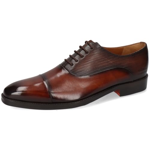 Melvin & Hamilton Oxford Schuhe Herren Lawrence 3 Braun 46 von Melvin & Hamilton