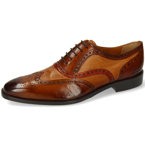 Melvin & Hamilton Oxford Schuhe Herren Leonardo 21 Braun 41 von Melvin & Hamilton