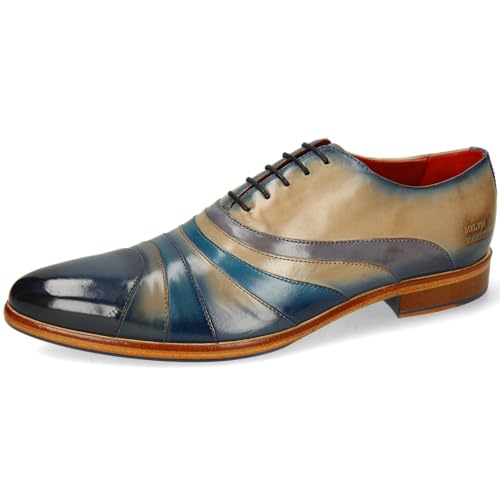 Melvin & Hamilton Oxford Schuhe Herren Toni 43 Blau 44 von Melvin & Hamilton