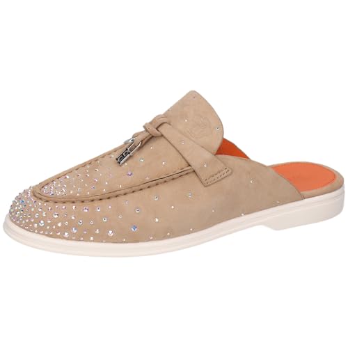 Melvin & Hamilton Pantoletten Damen Adley 15 Hellbraun 41 von Melvin & Hamilton