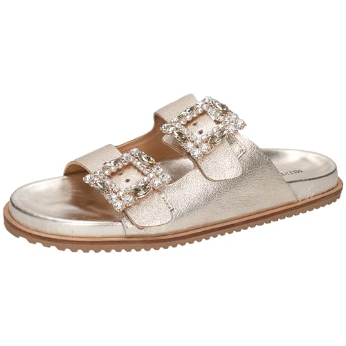 Melvin & Hamilton Pantoletten Damen Eve 1 Gold 38 von Melvin & Hamilton