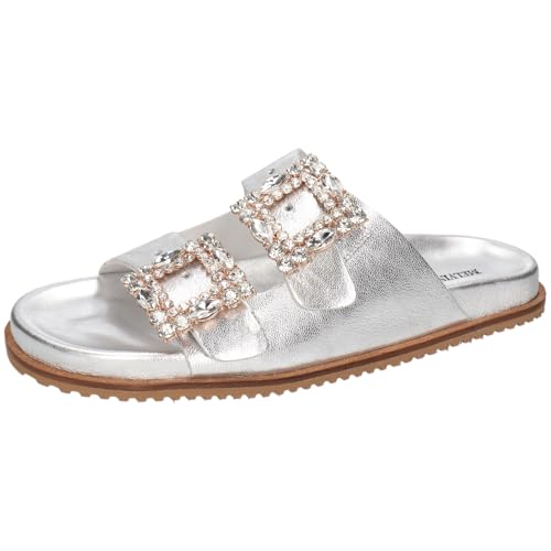 Melvin & Hamilton Pantoletten Damen Eve 1 Silber 38 von Melvin & Hamilton