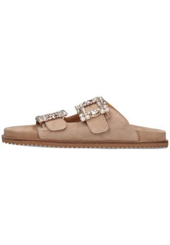 Melvin & Hamilton Pantoletten Damen Eve 1 Taupe 38 von Melvin & Hamilton