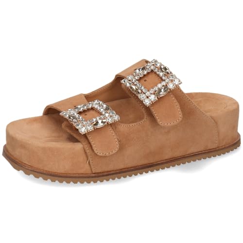 Melvin & Hamilton Pantoletten Damen Eve 3 Beige 35 von Melvin & Hamilton
