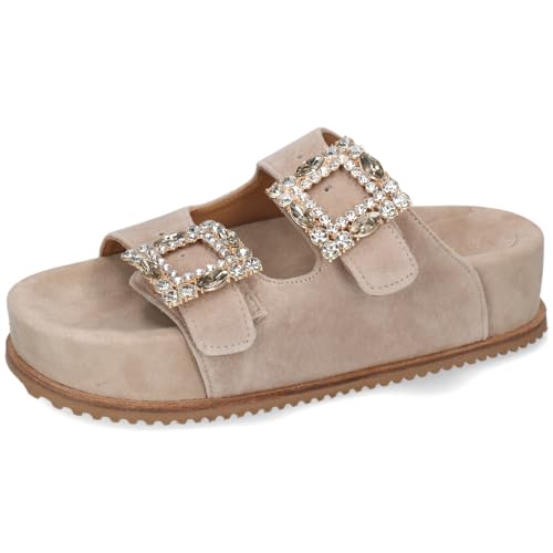 Melvin & Hamilton Pantoletten Damen Eve 3 Beige 40 von Melvin & Hamilton