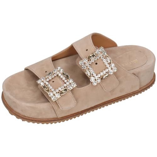 Melvin & Hamilton Pantoletten Damen Eve 3 Beige 42 von Melvin & Hamilton