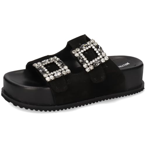 Melvin & Hamilton Pantoletten Damen Eve 3 Schwarz 40 von Melvin & Hamilton