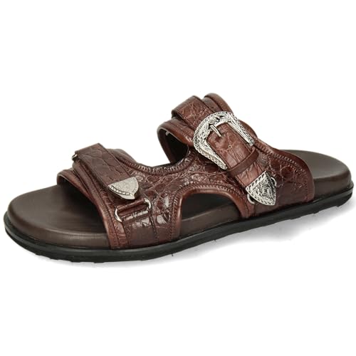 Melvin & Hamilton Pantoletten Damen Wilma 57 Braun 36 von Melvin & Hamilton