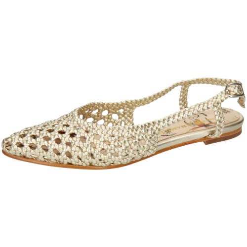 Melvin & Hamilton Sandalen Damen Alexa 27 Gold 35 von Melvin & Hamilton