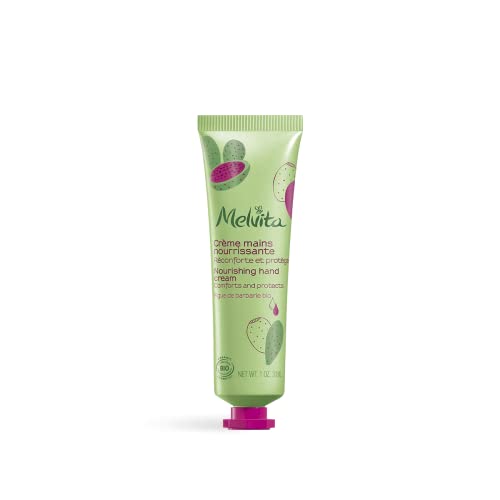 Melvita – Nährende Handcreme – Nährt und repariert die Hände – 99% natürlich – Bio-zertifiziert – Vegane Formel – Für trockene Hände – Tube 30 ml von Melvita