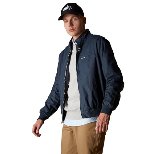 Members Only Herren Original Iconic Racer Jacke Leichte Baumwolljacke, Navy, Large von Members Only
