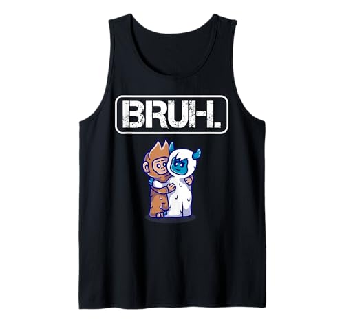 Herren Bruh, süßer Bigfoot und Yeti, lustiges Meme Tank Top Herren Bruh, süßer Bigfoot und Yeti, lustiges Meme Tank Top von Meme Bruh