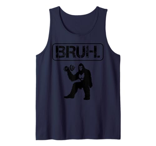 Herren Bruh Bigfoot Gewichtheben Gym Fitness Lustiges Meme Tank Top Herren Bruh Bigfoot Gewichtheben Gym Fitness Lustiges Meme Tank Top von Meme Bruh