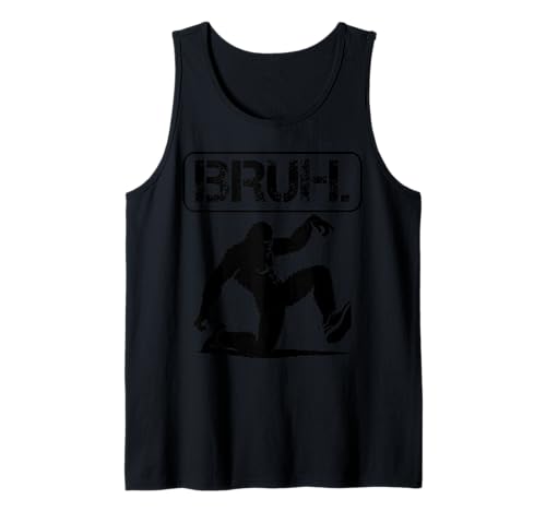 Herren Bruh Bigfoot Lustiges Meme, Break Dancing Tank Top Herren Bruh Bigfoot Lustiges Meme, Break Dancing Tank Top von Meme Bruh