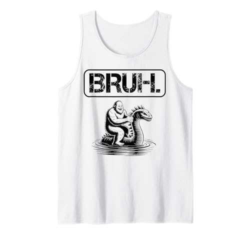 Herren Bruh Bigfoot Reitloch Ness, lustiges Monster Meme Tank Top Herren Bruh Bigfoot Reitloch Ness, lustiges Monster Meme Tank Top von Meme Bruh