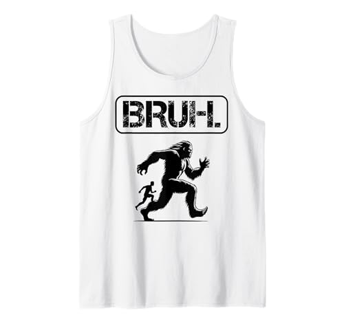 Herren Brush Bigfoot Lustiges Meme, Running Sasquatch Tank Top Herren Brush Bigfoot Lustiges Meme, Running Sasquatch Tank Top von Meme Bruh