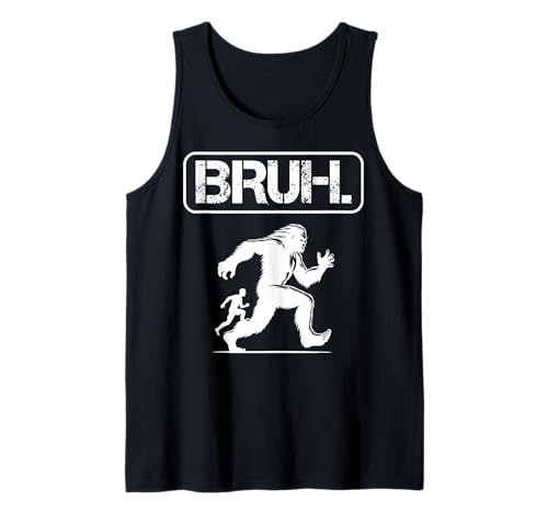 Herren Brush Bigfoot Running, lustiges Meme Tank Top Herren Brush Bigfoot Running, lustiges Meme Tank Top von Meme Bruh
