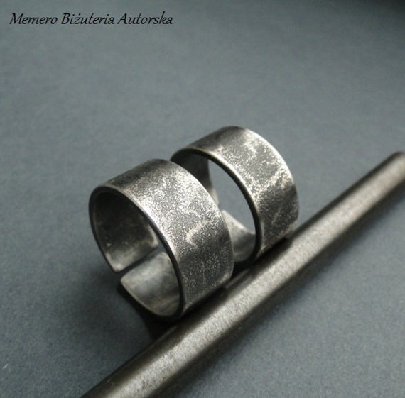 Rohe Sterling Silber Bänder Für Paar, Bänder, Rohe Rohe Sterling Silber Bänder Für Paar, Bänder, Rohe von MemeroBizuteria