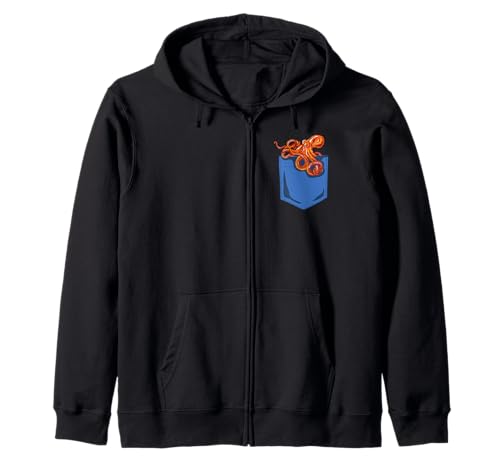 Lustiger Oktopus für Mädchen und Frauen Kapuzenjacke Lustiger Oktopus für Mädchen und Frauen Kapuzenjacke von Memme Octopus