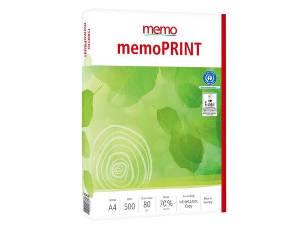 Recycling-Kopierpapier "memoPRINT" 500 Blatt von Memo