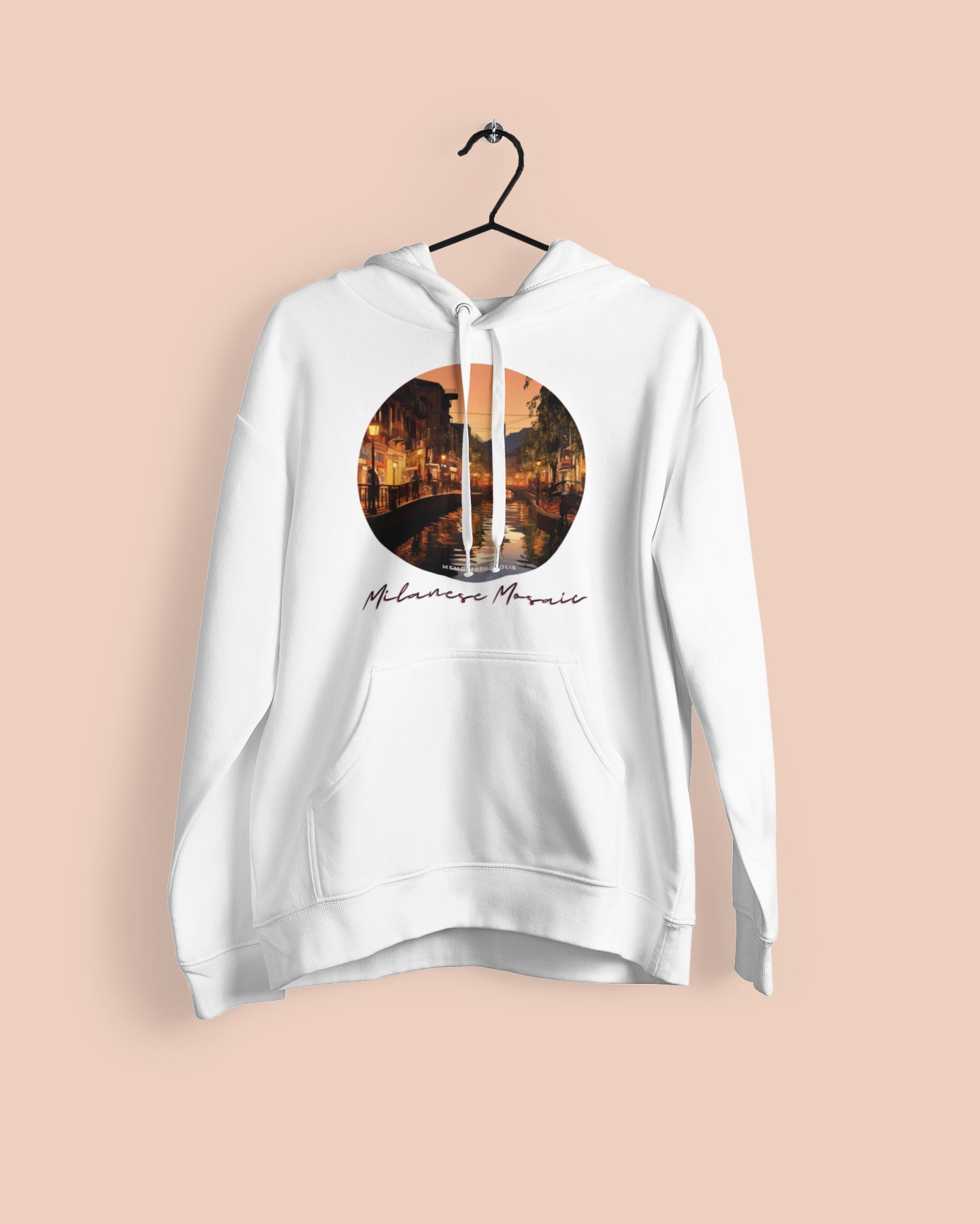 Milan Unisex Premium Pullover Hoodie Travel Print Bekleidung Urlaub Duomo Navigli Italy Milan Unisex Premium Pullover Hoodie Travel Print Bekleidung Urlaub Duomo Navigli Italy von MemoMetropolis