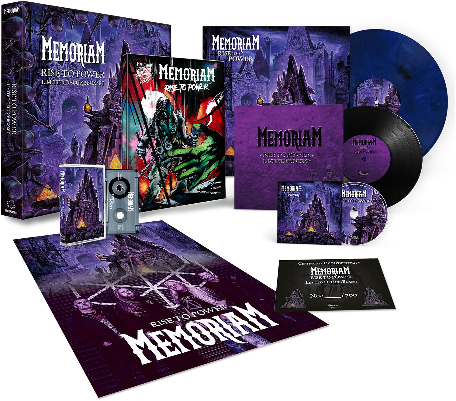 Memoriam Rise to power CD multicolor von Memoriam