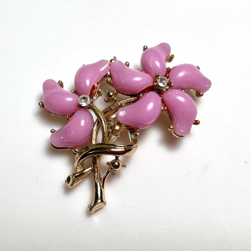 Ungewöhnliche Vintage 1950Er Jahre Lila Lavendel Thermoset Blumen Strass Brosche Ungewöhnliche Vintage 1950Er Jahre Lila Lavendel Thermoset Blumen Strass Brosche von MemoriesofMartha