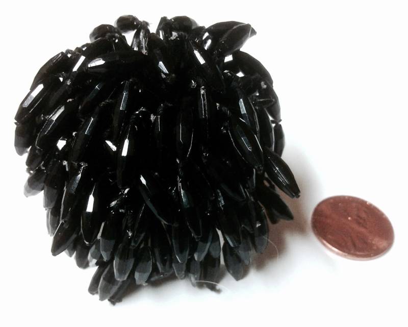 Vintage Bronze Lucite Perlenbrosche Trauernadel Vintage Bronze Lucite Perlenbrosche Trauernadel von MemoriesofMartha