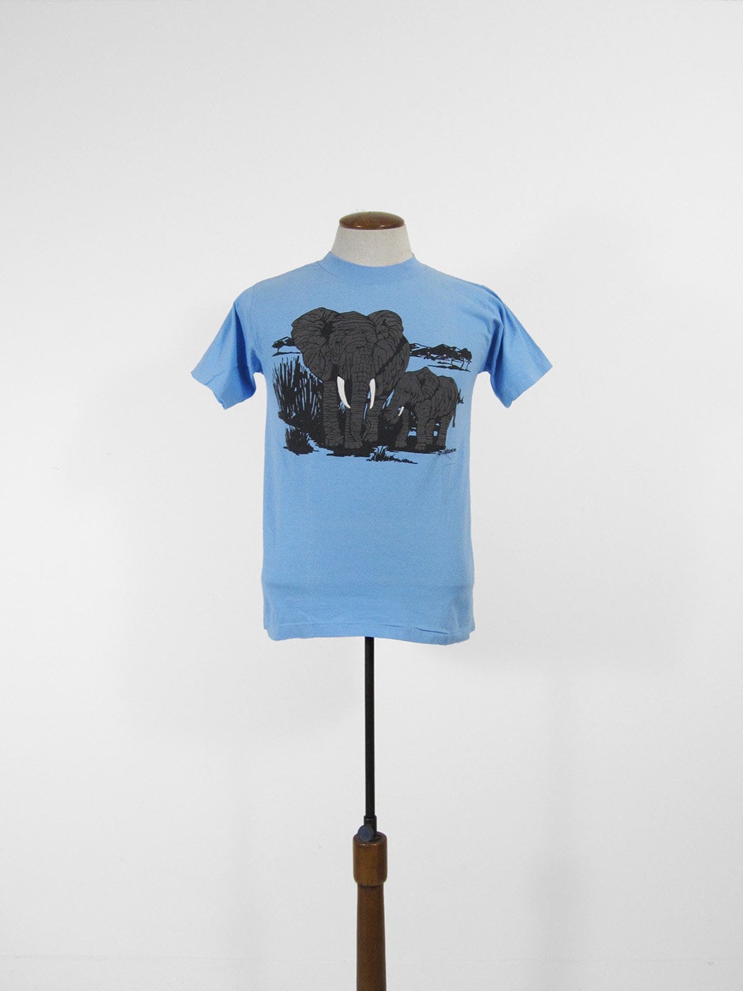 Vintage Elefant T-Shirt Lake George Ny Zoo Made in Usa - Medium von MemoryVintage