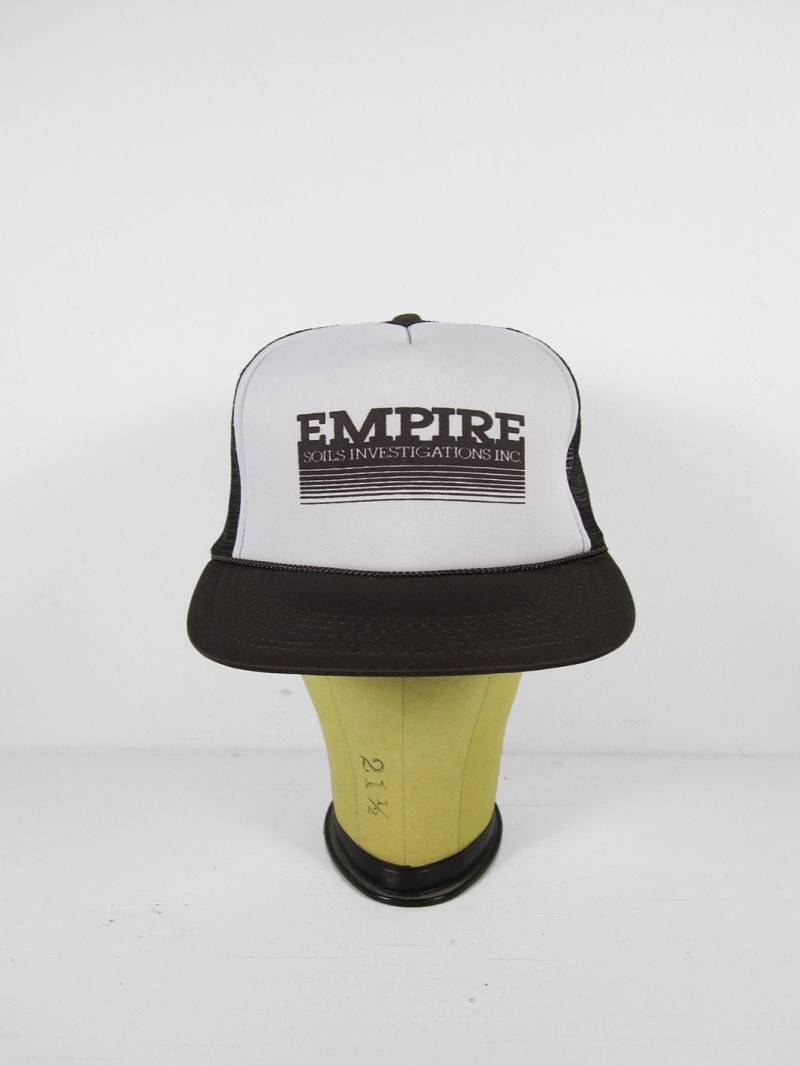 Vintage Empire Soils Untersuchung Hut Geologie Snapback Krempe Mütze Vintage Empire Soils Untersuchung Hut Geologie Snapback Krempe Mütze von MemoryVintage