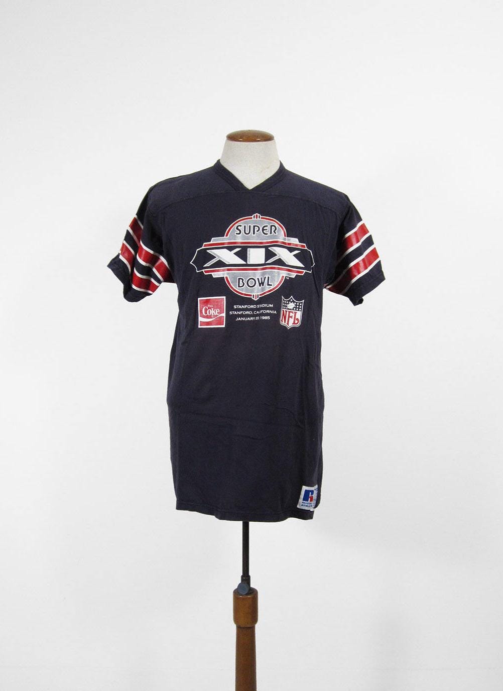 Vintage Super Bowl Xix Jersey T-Shirt Coca Cola Nfl Russell Shirt - Größe Xl von MemoryVintage
